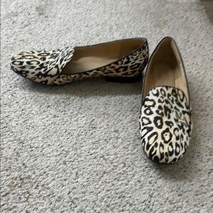 Women’s Naturalizer Leopard Loafer, calf hair, size 8.5M